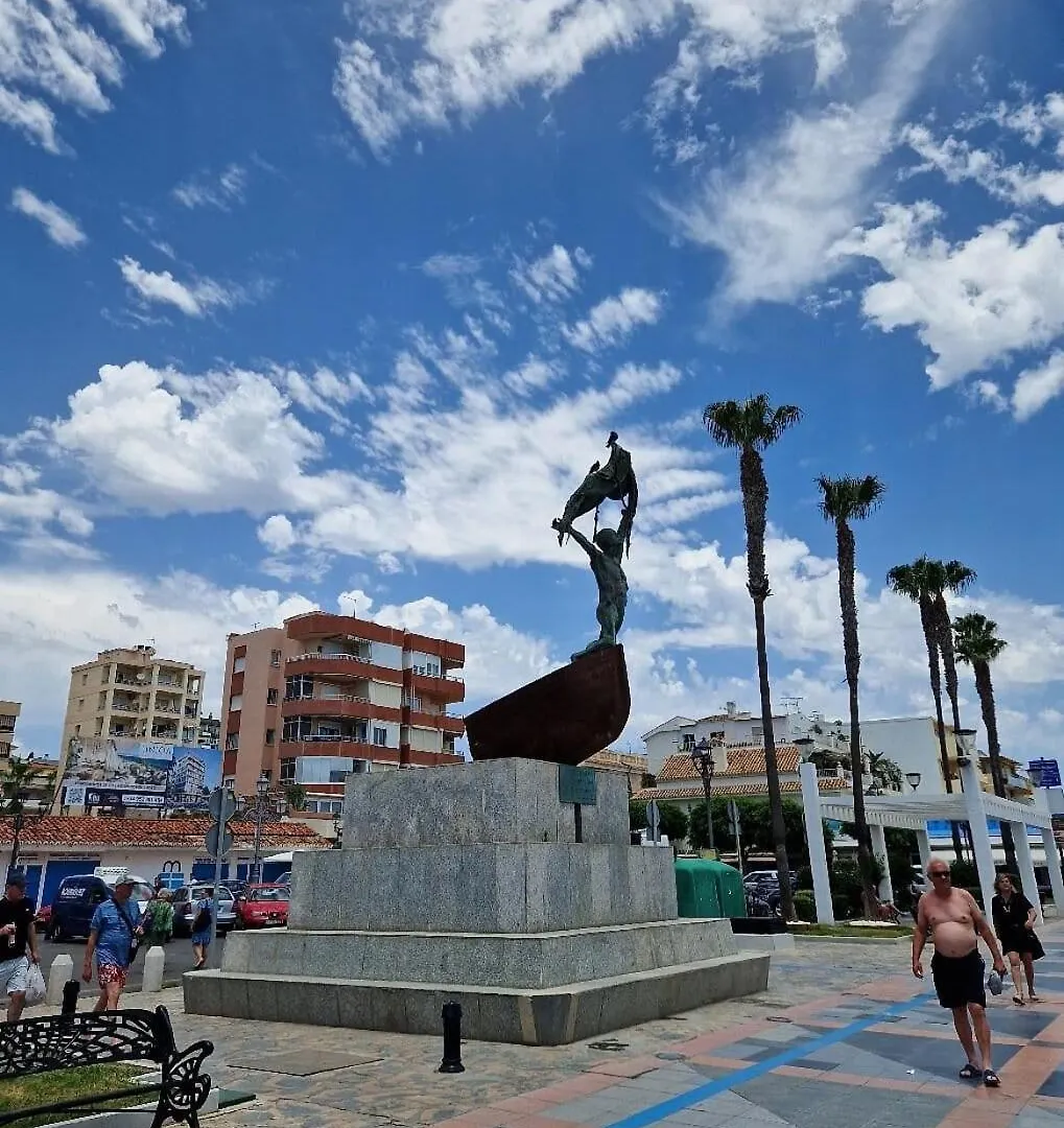 Apartamento Lidia Planta 1, La Carihuela 1ª Linea Playa, Vistas Mar, 1 Dormitorio, 52 M2, 1-3 Huesped, Amplio Balcon, Wifi 托雷莫利诺斯 0*,